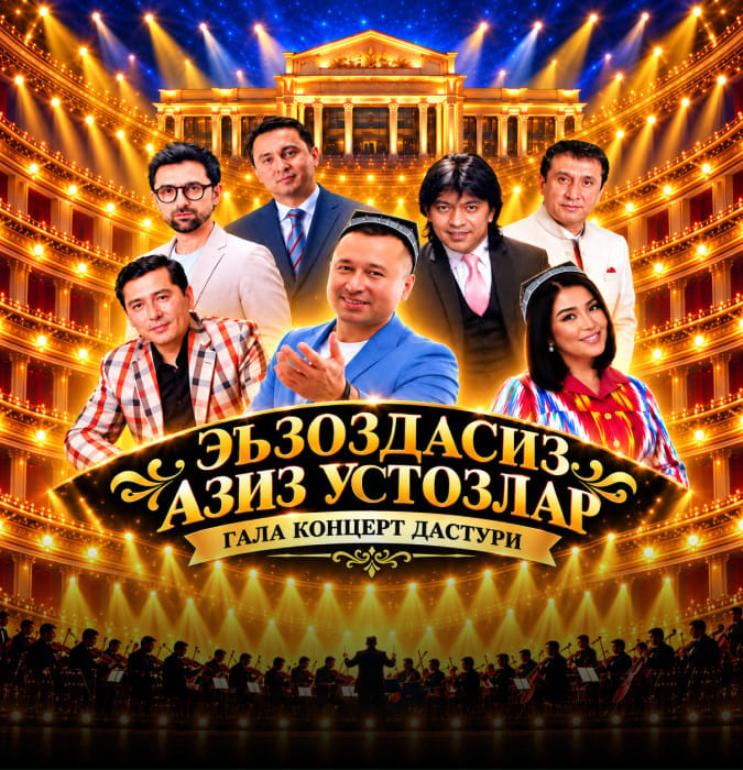 " Ezozdasiz aziz ustozlar " gala konsert