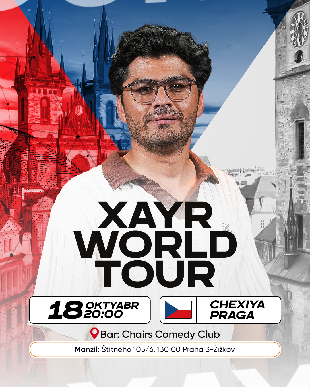 Афиша: Xayr world tour | Praga